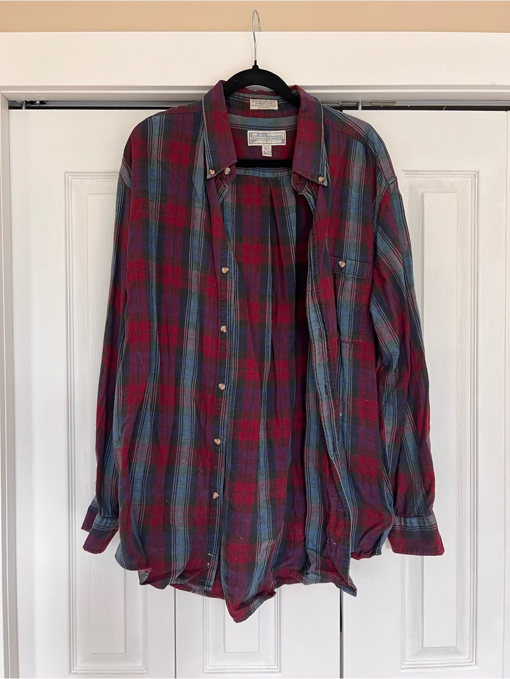 100% Cotton Vintage Unisex Button-Down Shirt